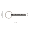 TIMELESS LUXURY LONDON SIZE KEYRING