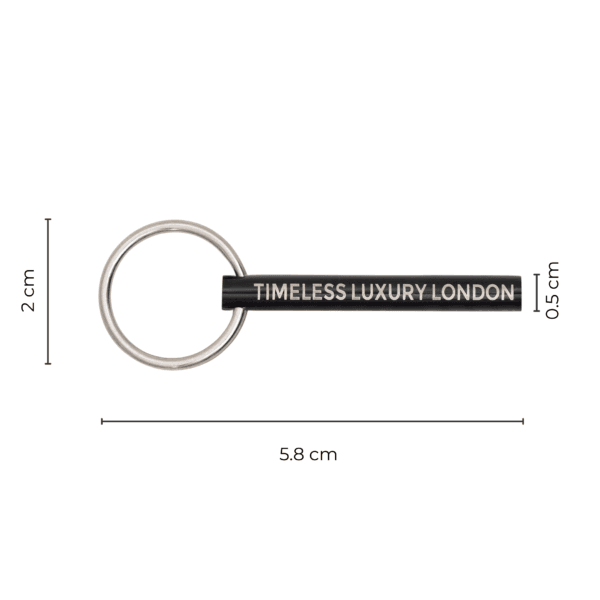 TIMELESS LUXURY LONDON SIZE KEYRING