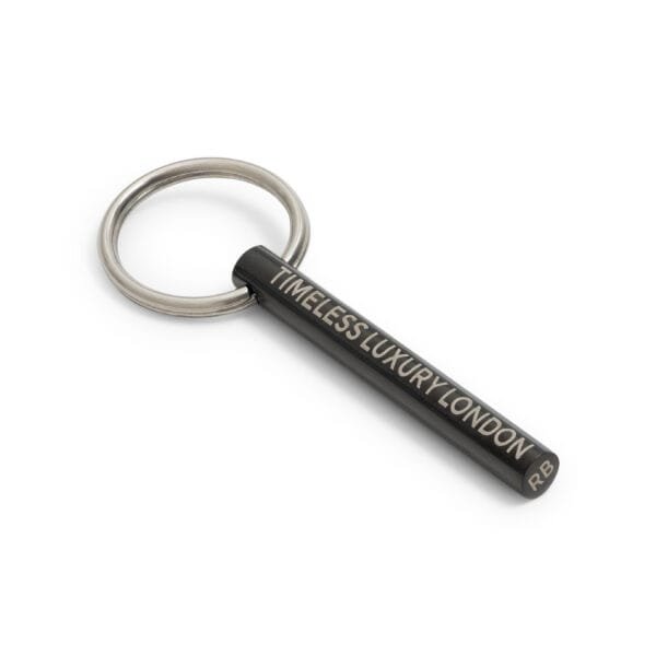 TIMELESS LUXURY LONDON KEYRING DIAGONAL