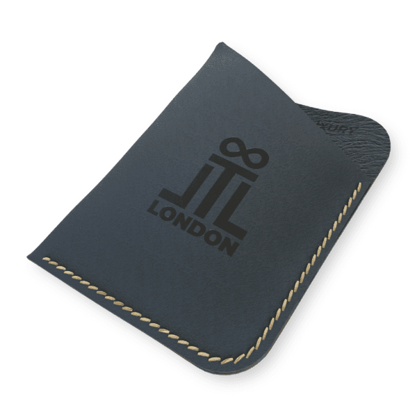 Timeless Luxury London Card Holder Black Front Up