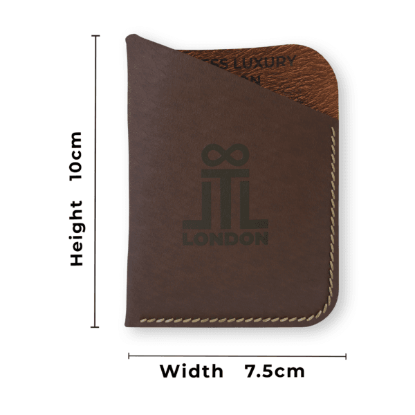 Timeless Luxury London Card Holder Coffee Infographic 1